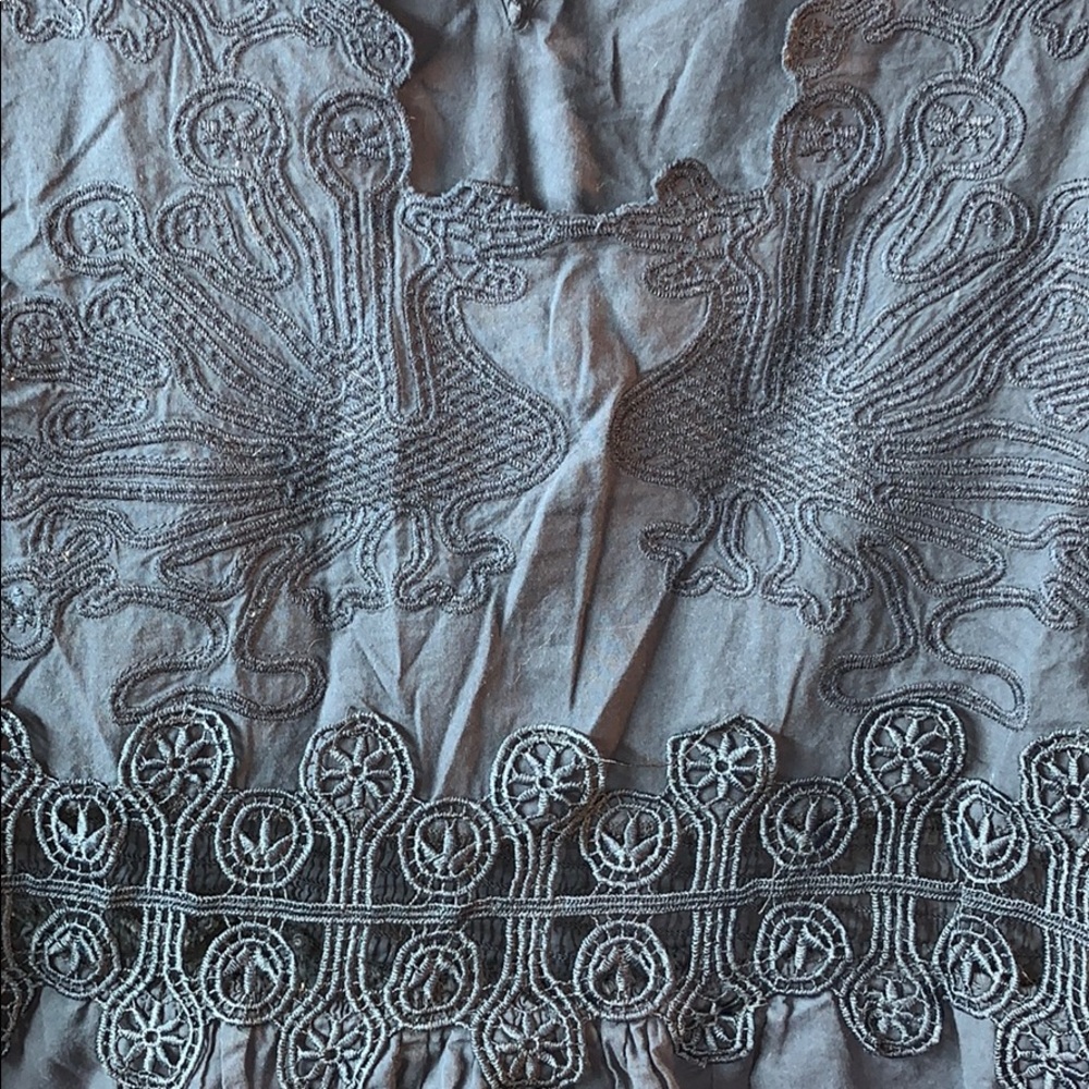 Beautiful blue “Whyte Eyelash” dress size M - Picture 3 of 16